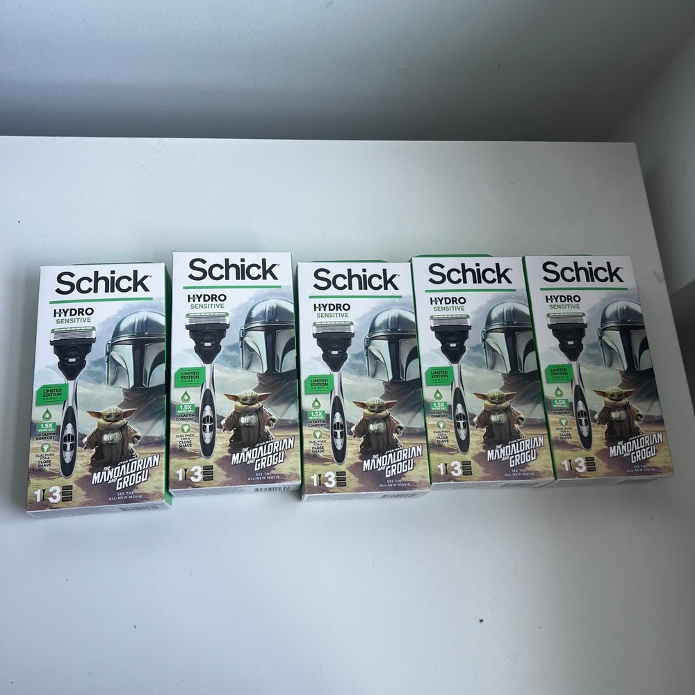 Schick Hydro Sensitive Razor Star Wars Mandalorian Grogu Limited Edition Handle - Picture 6 of 6